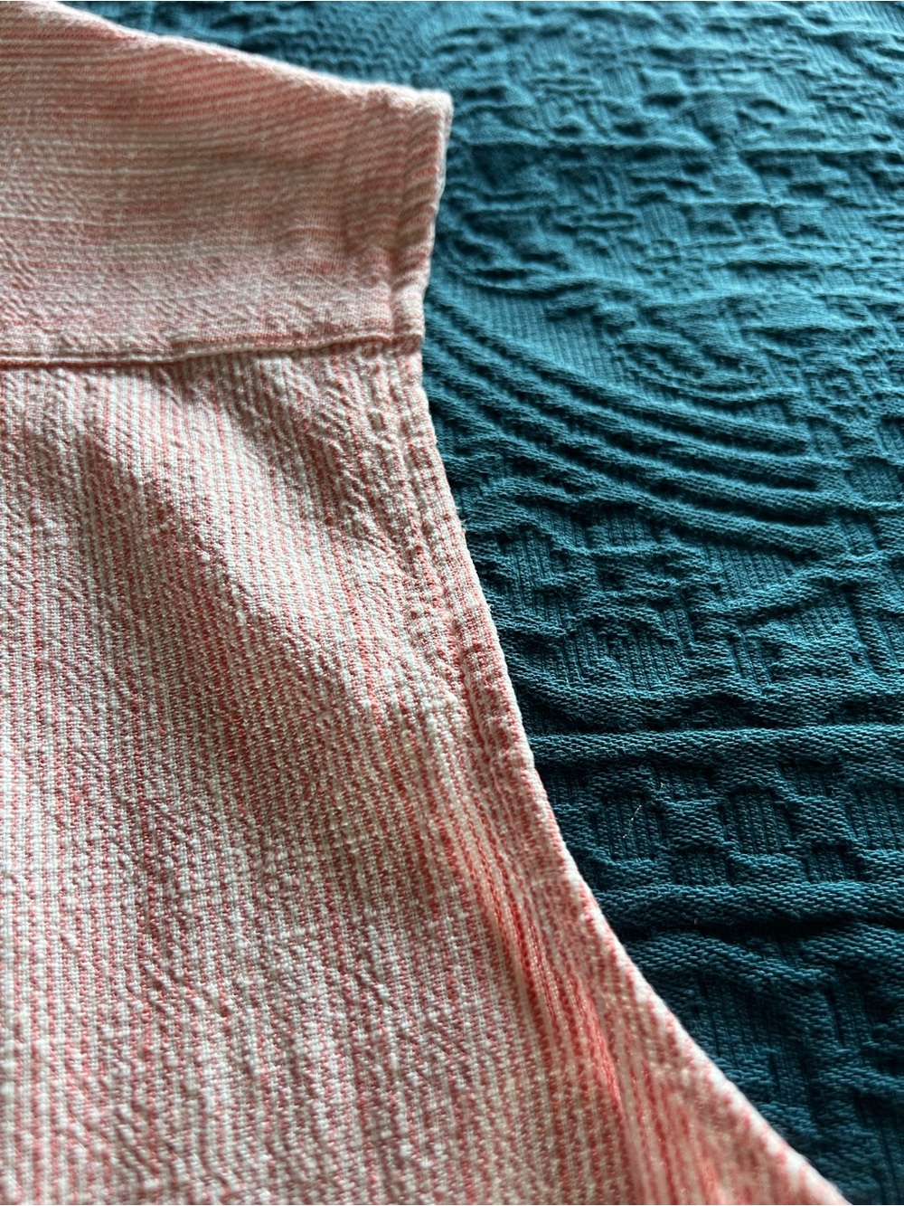 Weatherproof David Peyser Sleeveless Pink Collared Button Part Linen Shirt-XL - Picture 11 of 16